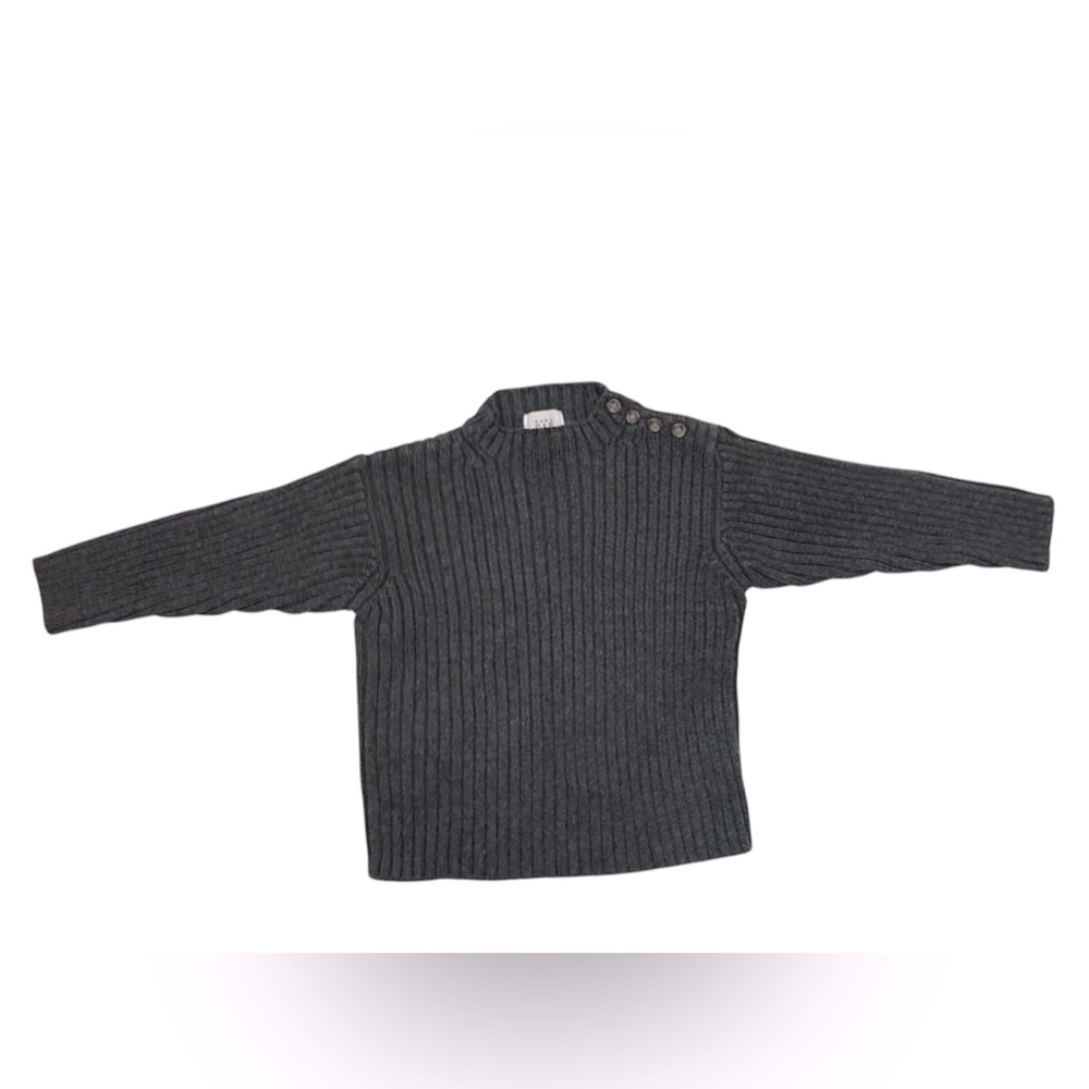 Baby Gap kids gray mock neck sweater size 2